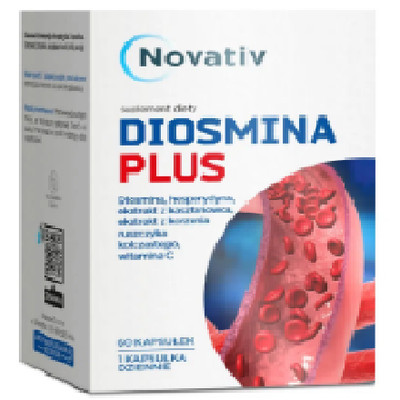 Product Συμπλήρωμα Διατροφής Novativ Diosmin Plus 60 capsules base image