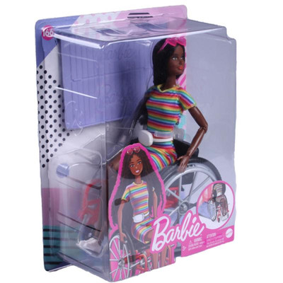 Product Κούκλα Mattel Barbie Fashionistas Barbie Afro-American in a wheelchair ( GRB94) base image