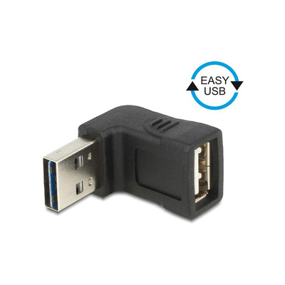 Product Αντάπτορας USB Delock A to A male / female angled Easy base image