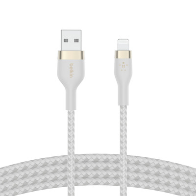 Product Καλώδιο USB Belkin Flex Lightning/USB-A 2m white CAA010bt2MWH base image