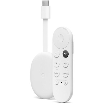 Product Media Player Google Chromecast 4K with Google TV White NL base image