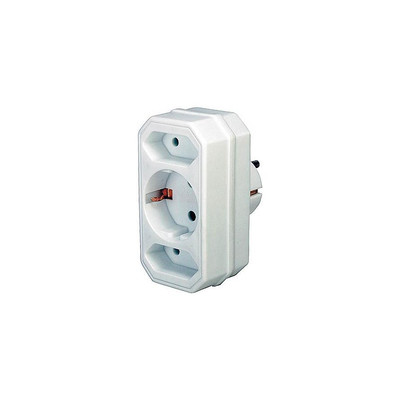Product Αντάπτορας Brennenstuhl plug Euro 2 + protective contact 1 white base image