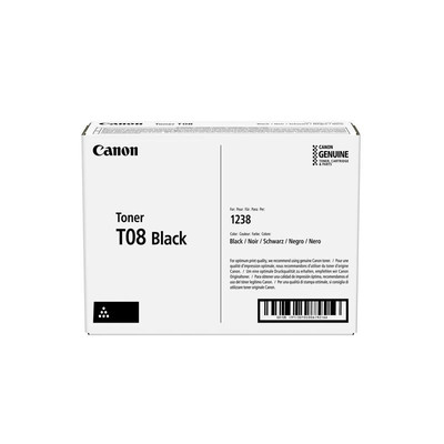 Product Toner Canon T08 Black (3010C006) base image