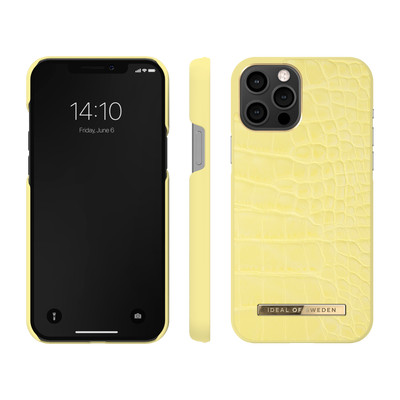 Product Θήκη Κινητού iDeal Of Sweden Atelier iPhone 12 Pro Max Lemon Croco IDACSS21-I2067-263 base image