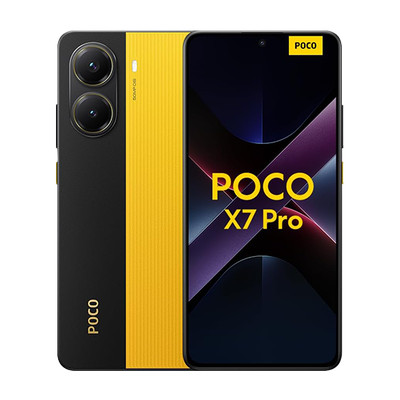 Product Smartphone Xiaomi Poco X7 Pro 5G Dual Sim 12GB RAM 256GB - Yellow base image