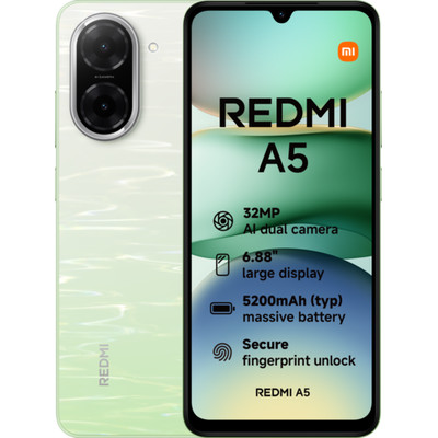 Product Smartphone Xiaomi Redmi A5 3+64Gb Ds 4G Lake Green base image