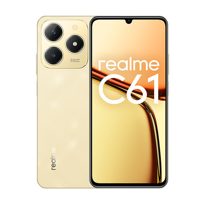 Product Smartphone Realme C61 Dual Sim 6GB RAM 128GB - Sparkle Gold base image