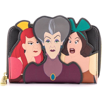 Product Πορτοφόλι Loungefly Disney Villains Scene Evil Stepmother and Step Sisters Zip Around (WDWA1854) base image