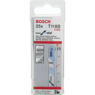 Product Λάμες Σέγας Bosch 1x25 T 118 B base image