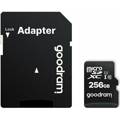 Product Κάρτα Μνήμης microSDXC 256GB GOODRAM Class 10 UHS-I + adapter base image