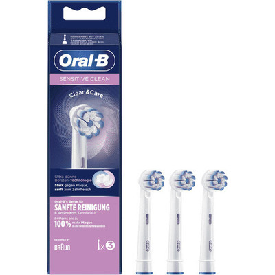 Product Ανταλλακτικές Κεφαλές Για Οδοντόβουρτσες Braun Oral-B Sensitive Clean 3pcs base image