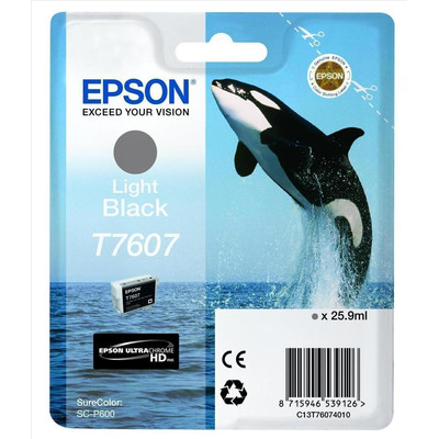 Product Μελάνι Epson light black T 7607 base image