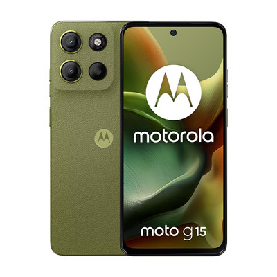 Product Smartphone Motorola XT2521-3 Moto G15 4G Dual Sim 8GB 128GB - Iguana Green base image