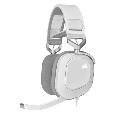 Product Headset Corsair HS80 RGB WHITE base image