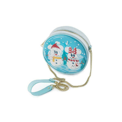 Product Τσάντα Ώμου Loungefly Disney Snowman Mickey Minnie Snow Globe Crossbody (WDTB2339) base image