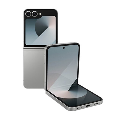 Product Smartphone Samsung Galaxy Z Flip6 F741B 5G Dual Sim 12GB RAM 256GB - Silver Shadow base image