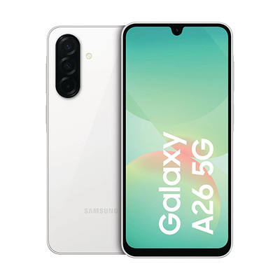 Product Smartphone Samsung Galaxy A26 5G A266 Dual Sim 6GB RAM 128GB - White base image