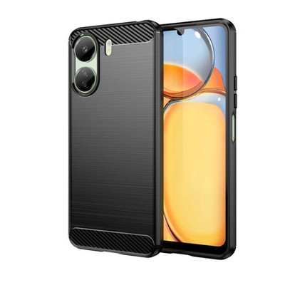 Product Θήκη Κινητού Hurtel Carbon For Xiaomi Redmi 13C Flexible Silicone Carbon Black base image