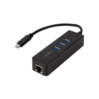 Product Αντάπτορας Δικτύου USB LogiLink 3.0 TypC to 1x RJ45u. 3x USB3.0 type A base image