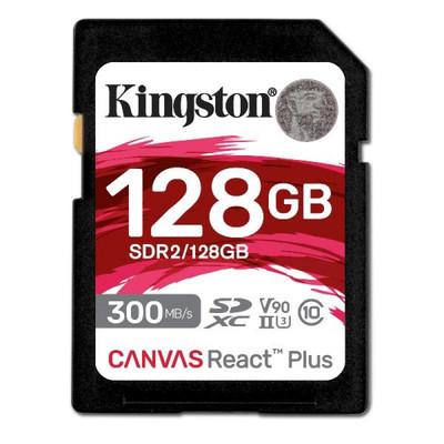 Product Κάρτα Μνήμης SDXC 128GB Kingston Canvas React Plus - UHS-II base image