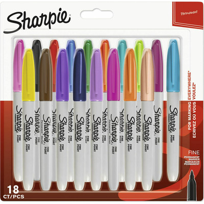 Product Μαρκαδόροι 1x18 Sharpie Permanentmarker F 18 colours base image