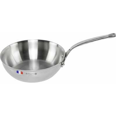 Product Σωτέζα De Buyer Affinity Saut Pan Stainless Steel curved 24 cm base image