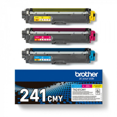 Product Toner Brother TN241CMY - 3-pack - Yellow, Cyan, Magenta - original base image
