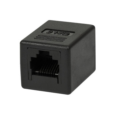 Product Βύσμα Δικτύου Logilink connector 1:1 2x RJ45 Cat.6 UTP, Black base image