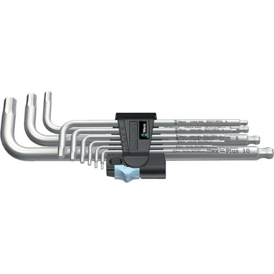 Product Σετ Allen Wera 3950/9 Hex-Plus Stainless 1 L-key set, metric, stainless base image