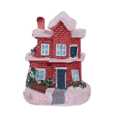 Product Χριστουγεννιάτικη Φιγούρα Artezan LED House Decoration Red 7.8*6cm base image