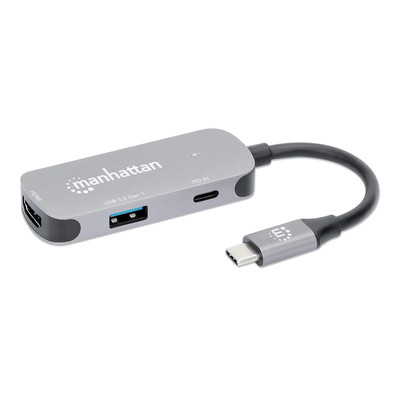 Product Docking Station Manhattan USB-C to HDMI 3-in-1 with PD base image