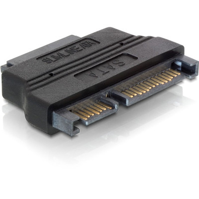 Product Adapter Delock SATA 22pin -> SATA Slim 13pin Bu/St base image