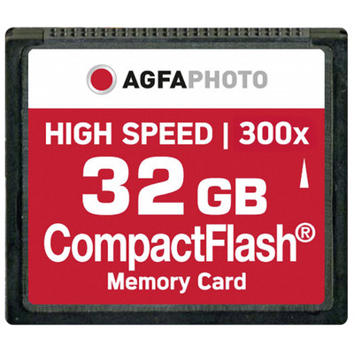 Product Κάρτα Μνήμης CF 32GB AgfaPhoto Compact Flash High Speed 300x MLC base image