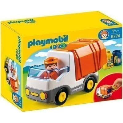Product Playmobil 1.2.3 - 1.2.3 Recycling Truck (6774) base image