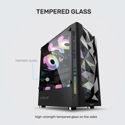 Product Κουτί Η/Υ Armaggeddon Dual Chamber With 3 Argb Fans Tritron 3 Black base image