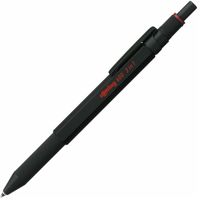 Product Στυλό Rotring 600 Multipen 3in1 black Fine-lead Pen, Ball Pen blue/red base image