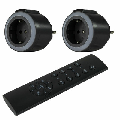 Product Εξωτερική Πρίζα REV Radio Switch Set 2 + 1 COMFORT anthracite base image