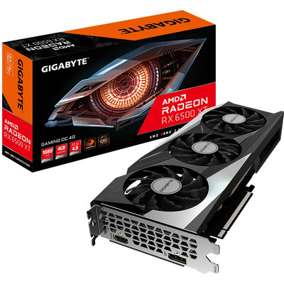 Product Κάρτα Γραφικών RX 6500 XT Gigabyte GAMING OC 4GB base image