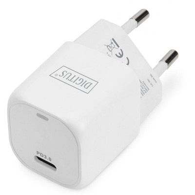 Product Φορτιστής Πρίζας Digitus 20W 1 Port USB-C white base image