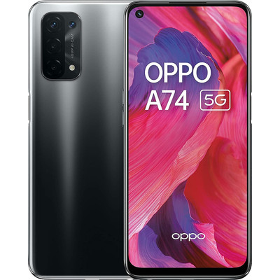 Product Smartphone Oppo A74 5G fluid black base image