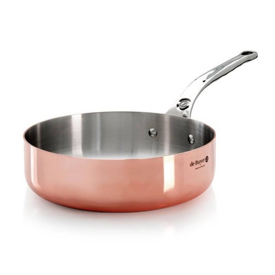Product Τηγάνι De Buyer Prima Matera Saut Pan Copper/steel 24cm straight ind. base image