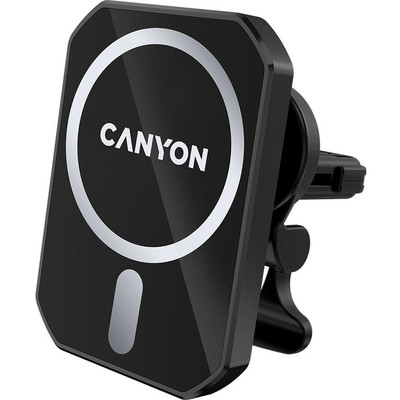 Product Βάση Αυτοκινήτου Canyon Magnet QI Laden 15W USB-C IPhone black retail base image