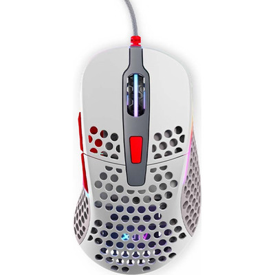 Product Ποντίκι Ενσύρματο Xtrfy M4 RGB Grey White (XG-M4-RGB-RETRO) base image