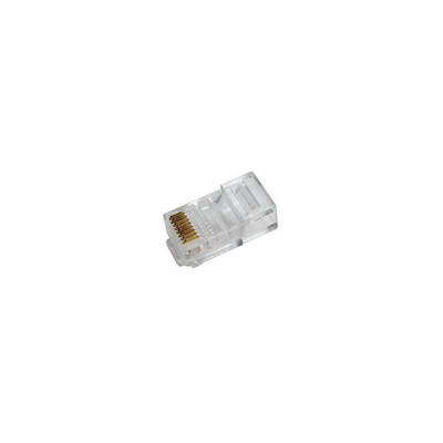 Product Βύσμα Δικτύου Logilink Modular Plug for flat cables 100pcs, RJ45 8P8C base image