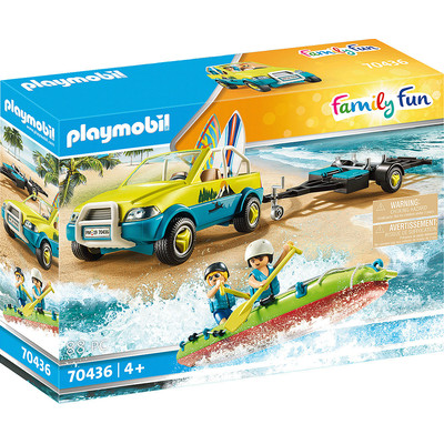 Product Playmobil Family Fun - Beach Car with Canoe (70436) base image