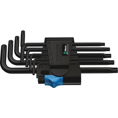 Product Σετ Torx Wera 967/9 TX HF 1 L-Key Set with holding funtion BlackLaser base image