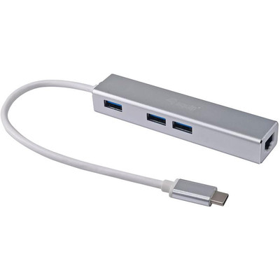Product Κάρτα Δικτύου USB Equip USB-C -> RJ45 10/100/1000,3xUSB3.0 0.15m sw base image