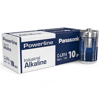 Product Αλκαλικές Μπαταρίες Panasonic Powerline C LR14AD (10τμχ) base image