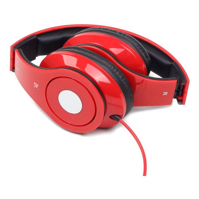 Product Headset Gembird STEREO DETROIT foldable jack red base image