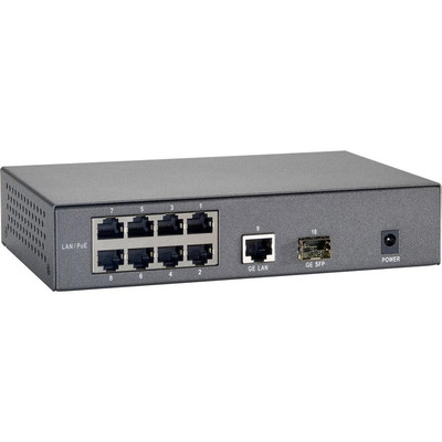 Product Network Switch LevelOne 10x FE FGP-1000W90 1xGE 1xGSFP 90W 8xPoE base image